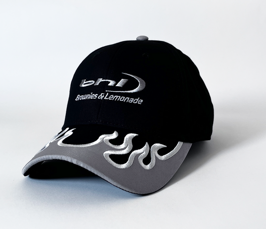 B&L Flame Hat - Gray