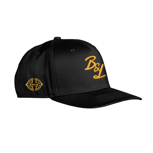 B&L Black & Gold Logo Hat