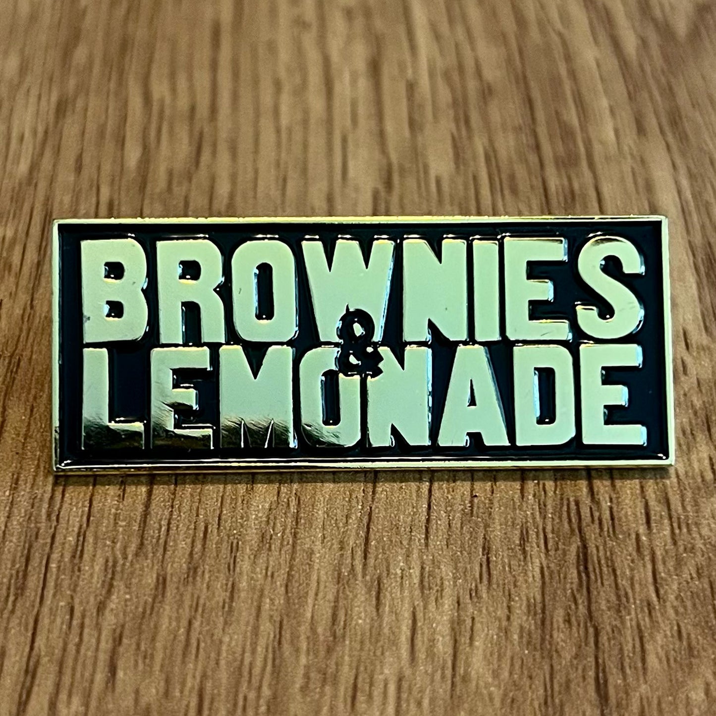 B&L BLOCK LOGO PIN