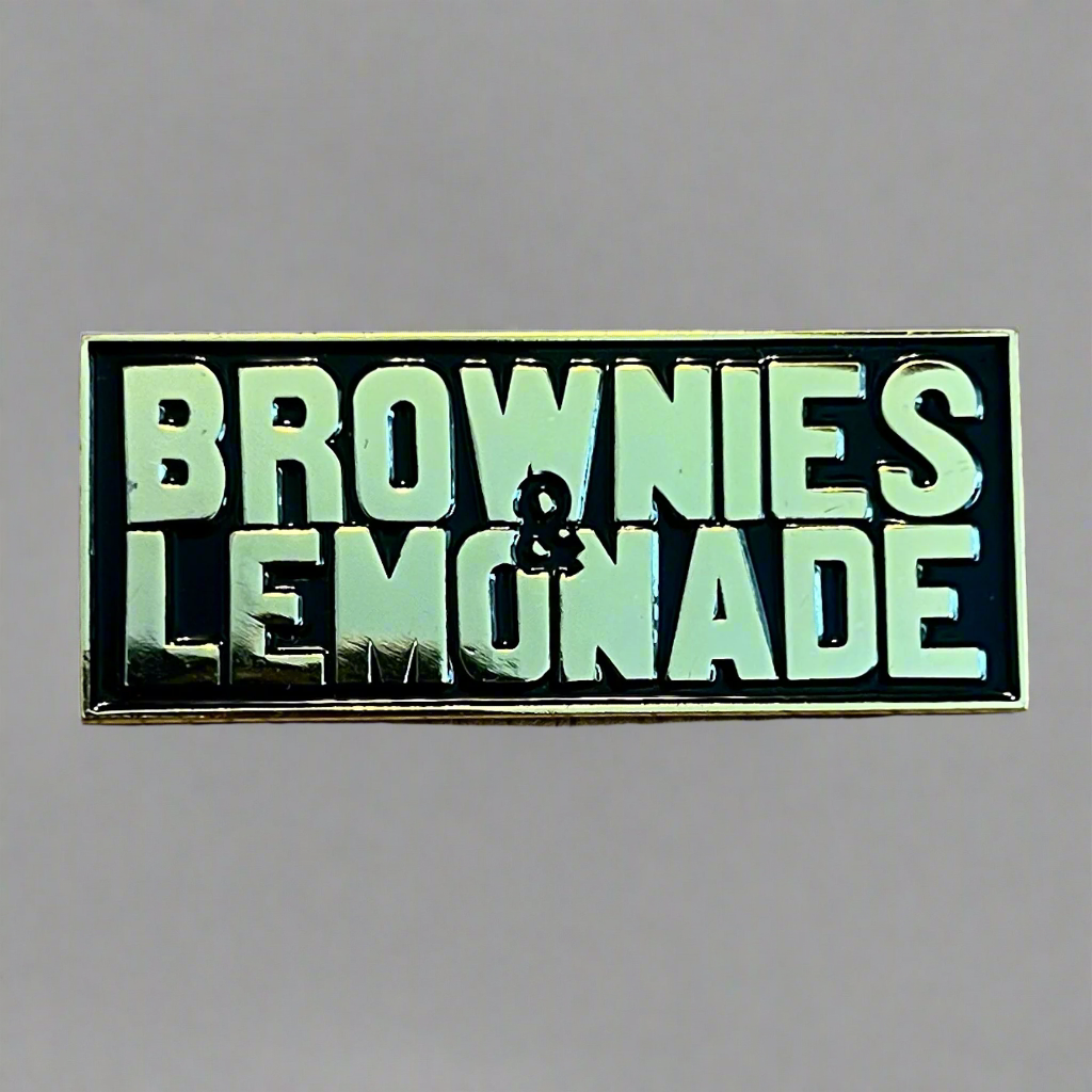 B&L BLOCK LOGO PIN
